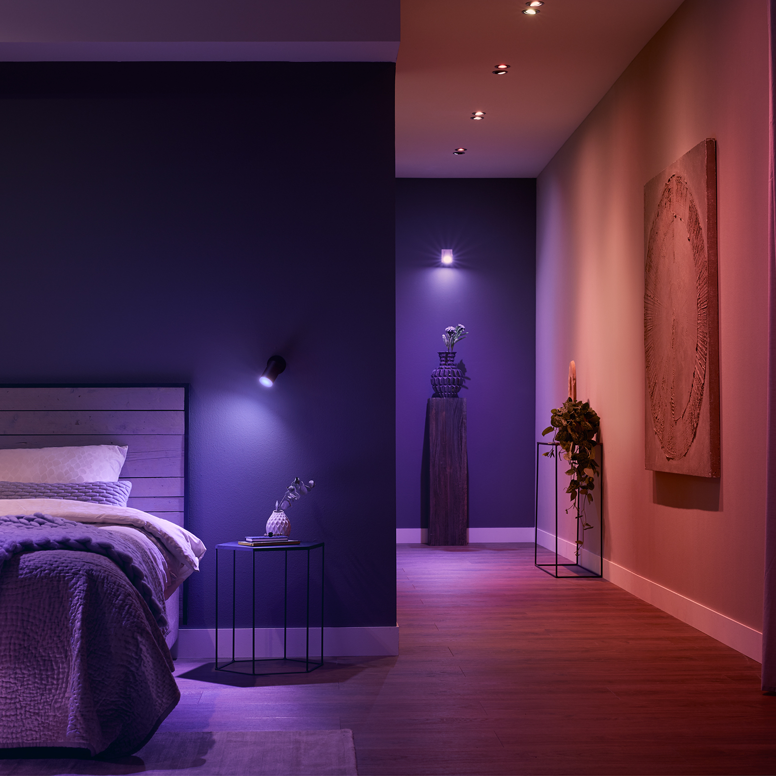 philips hue white color ambiance 5 7 w bu10 led lampen24 nl