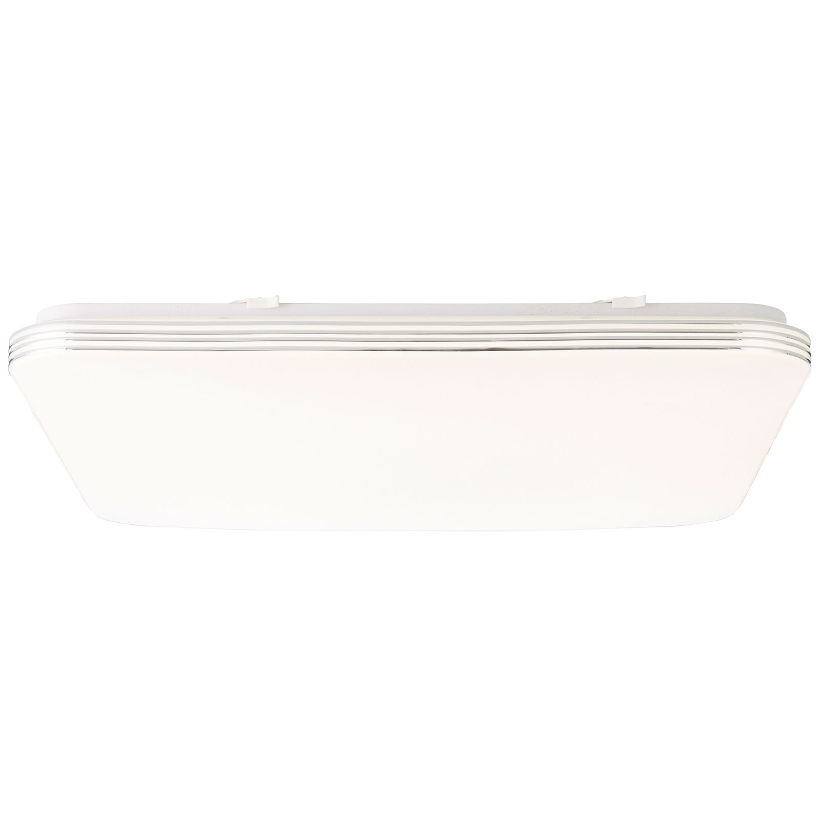LED-Deckenleuchte Ariella in Weiß/Chrom, 54x54 cm