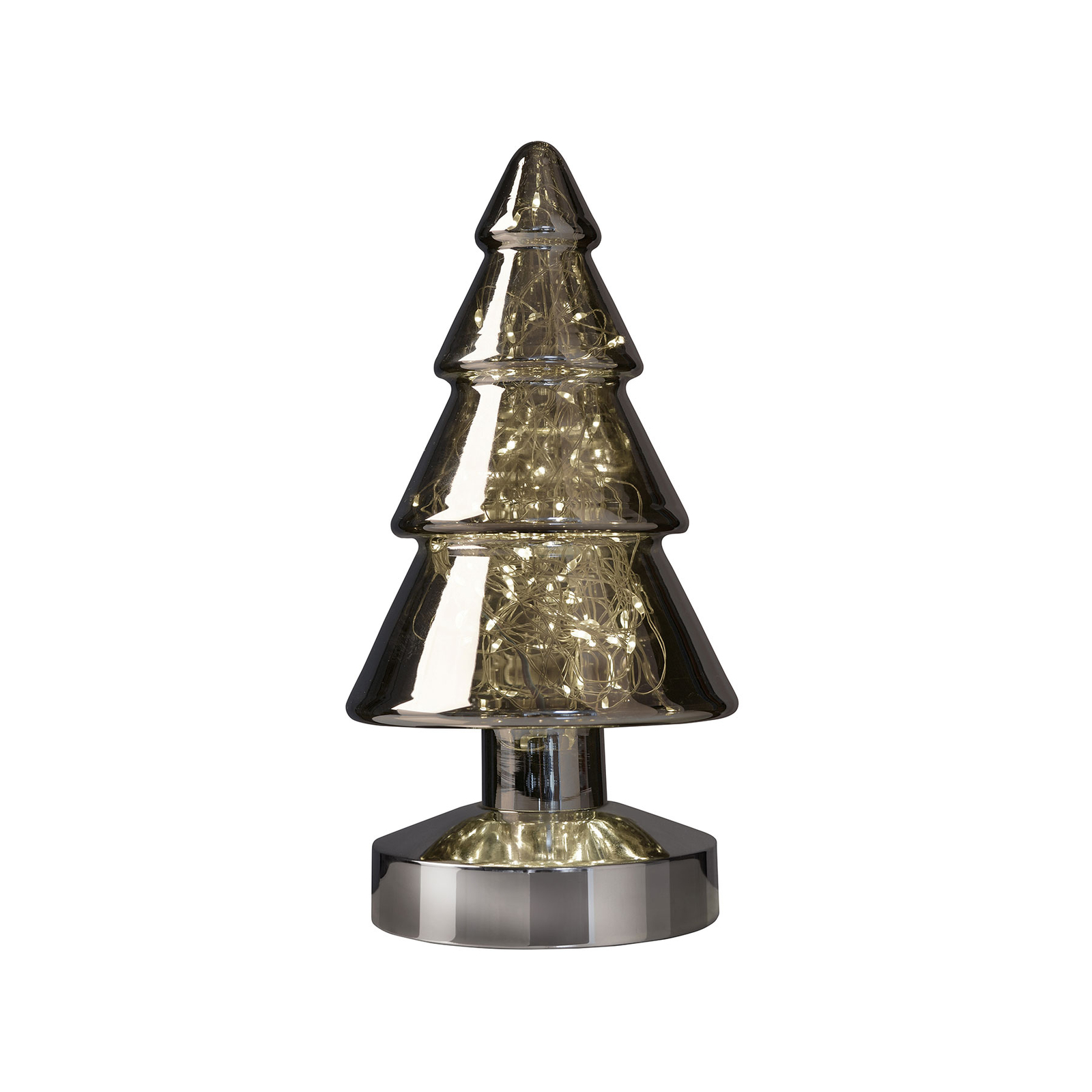 LED-Dekoleuchte Ornament Baum smoke, Höhe 26 cm