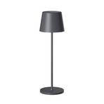 Müller Licht tint LED rechargeable table lamp Dalia, anthracite aluminium