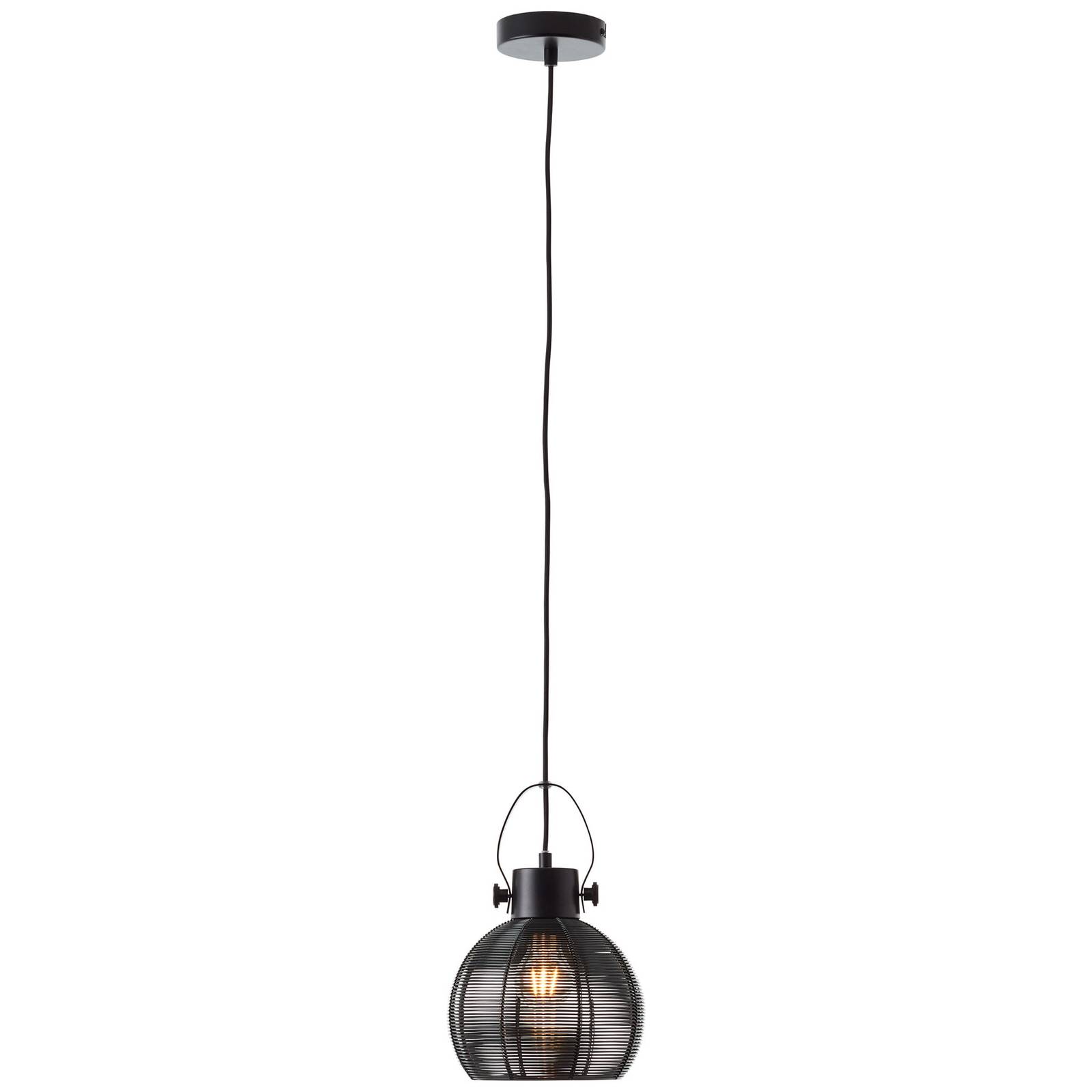 Sambo hængelampe burskærm 1 lyskilde sort