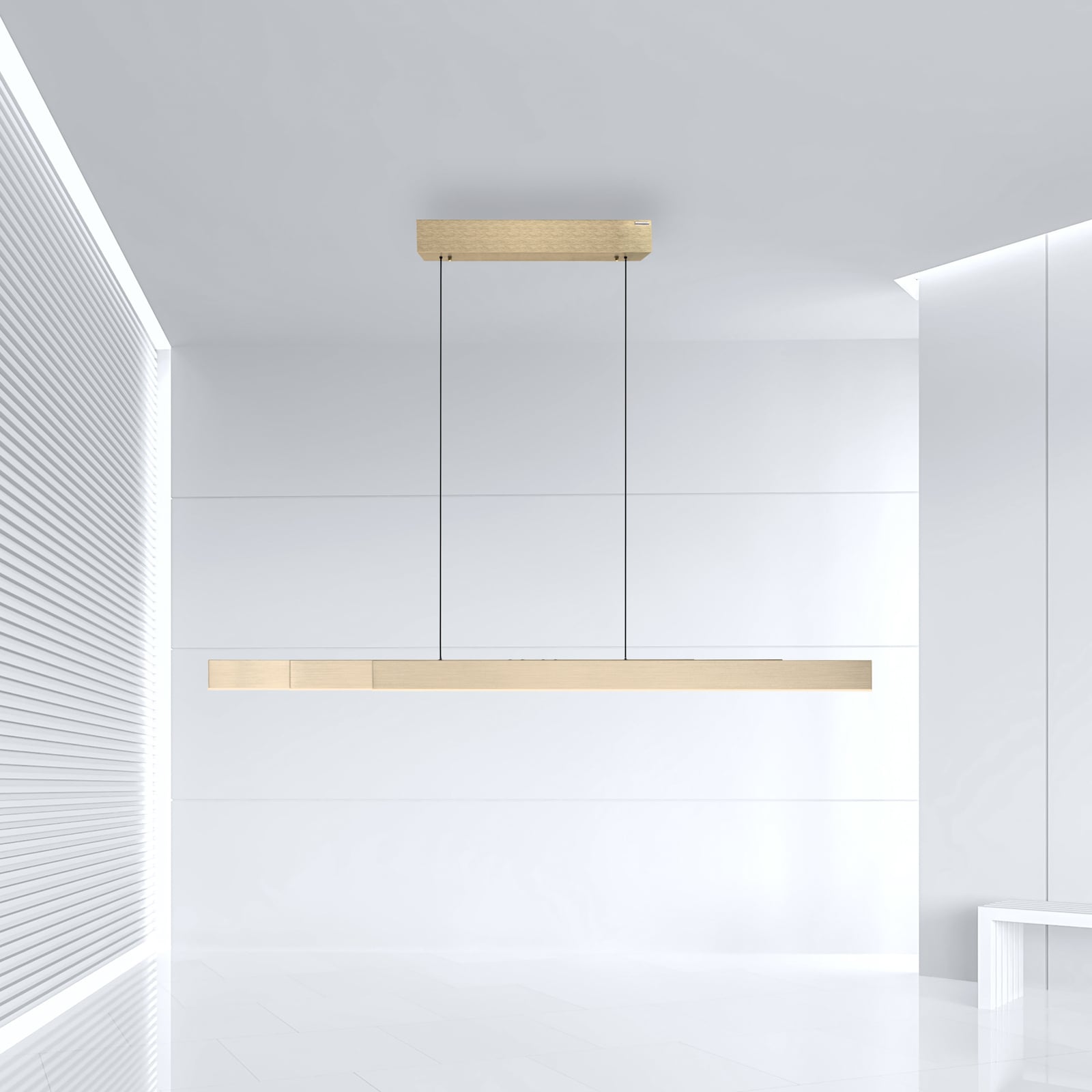 Suspension LED Moto-Rise, or impérial, aluminium, CCT - PURE Suspension LED Moto-Rise, or impérial, aluminium, CCT - PURE