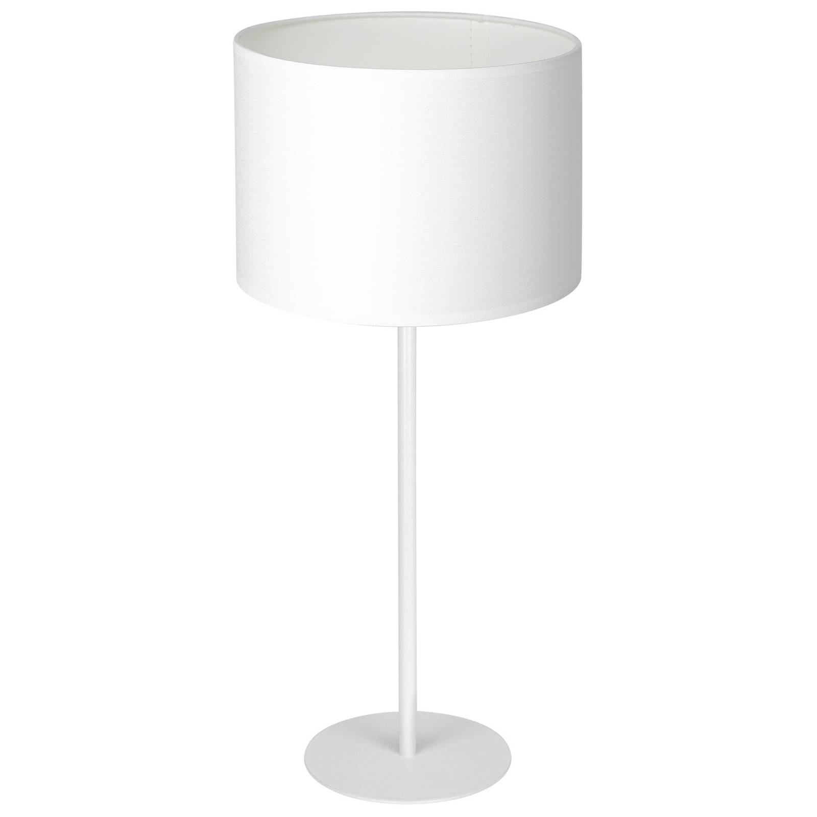 Bordslampa Soho, cylindrisk höjd 56 cm, vit