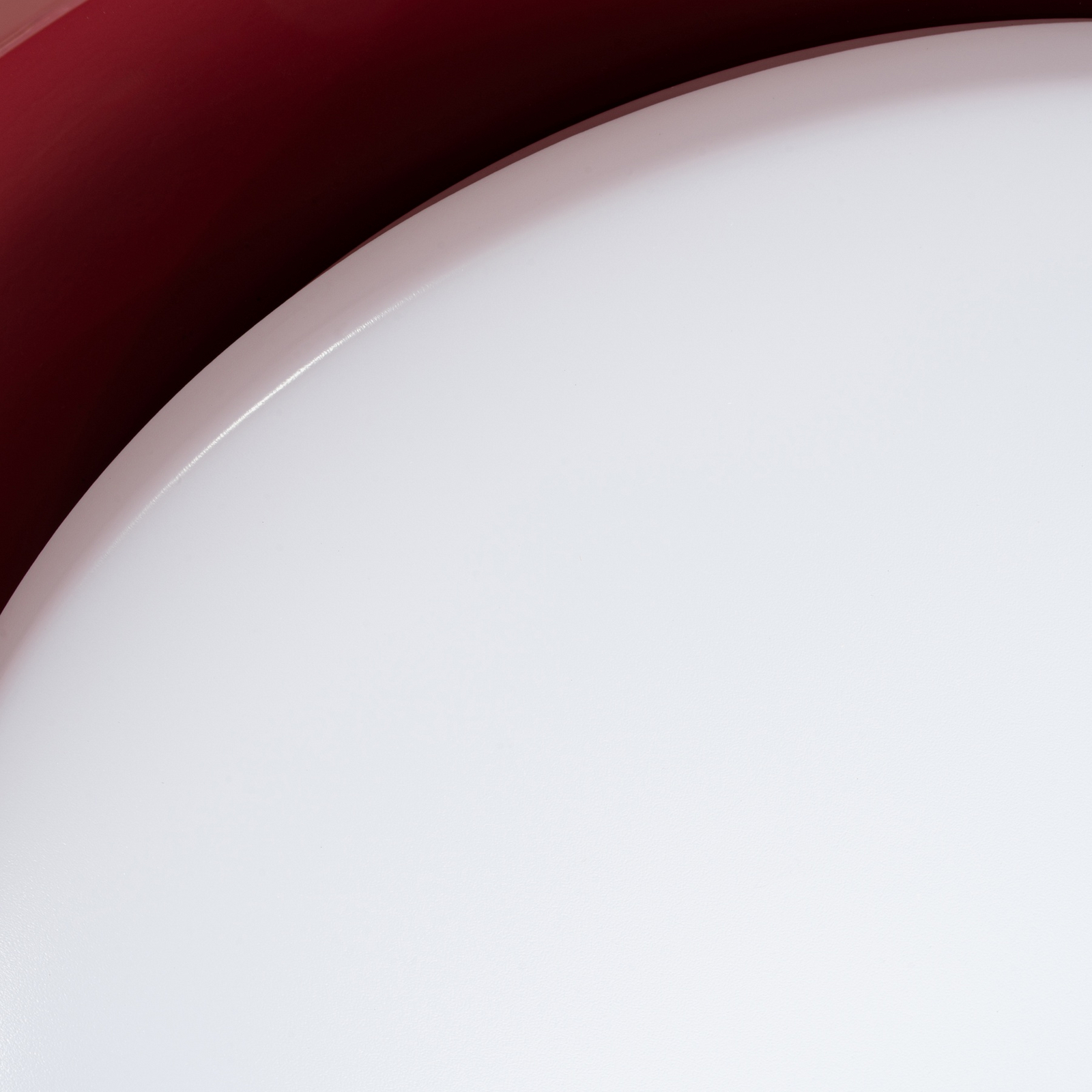Florie LED-Deckenleuchte, rot, Metall, Ø 40 cm - Lindby