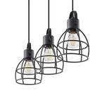 Flintos 3 Lustră Pendul Black - Lindby