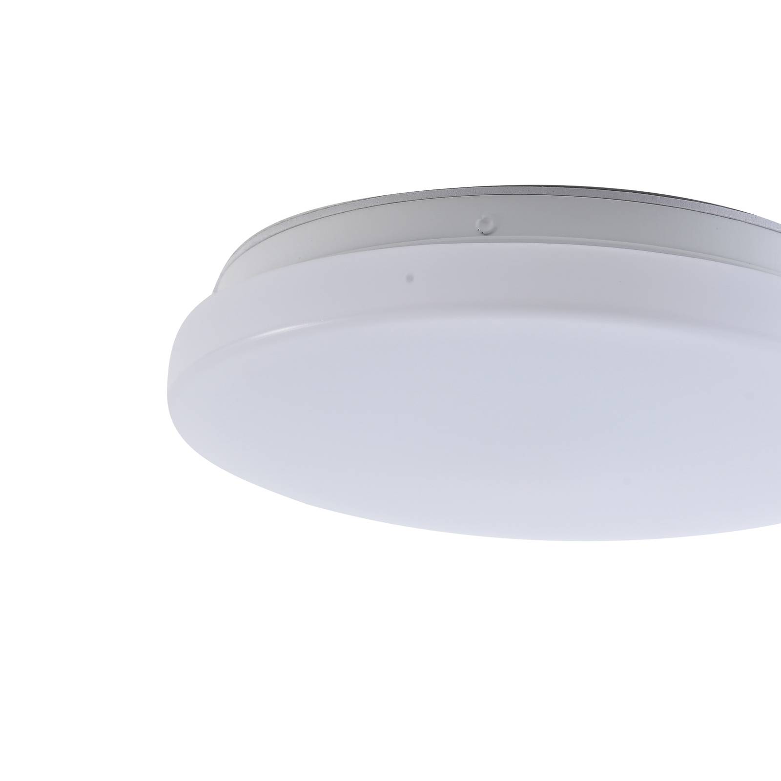 Zewnętrzna lampa sufitowa LED Kirkola, 3000 K, Ø 26 cm, biały