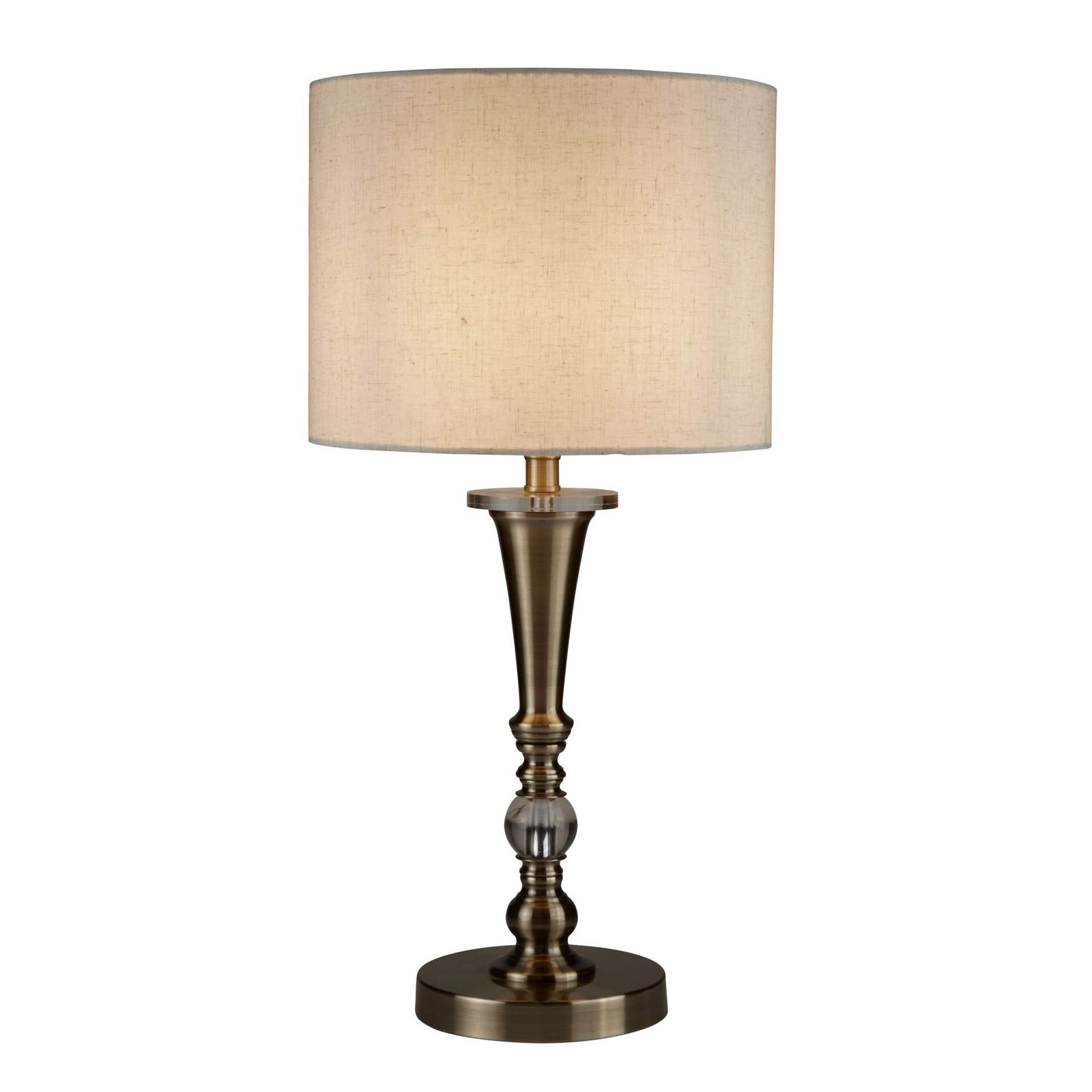 Oscar table lamp with a lampshade in a linen look