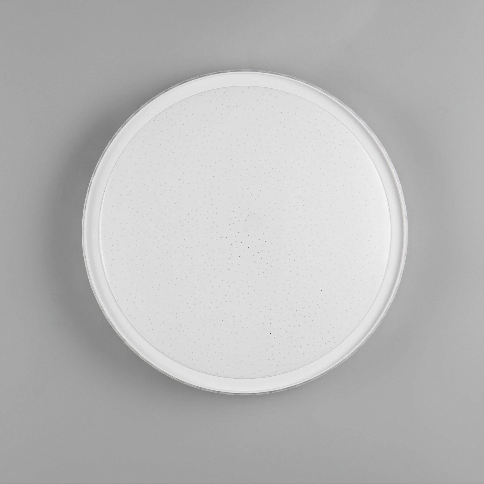 Varda LED ceiling light, white, Ø 39 cm, remote control