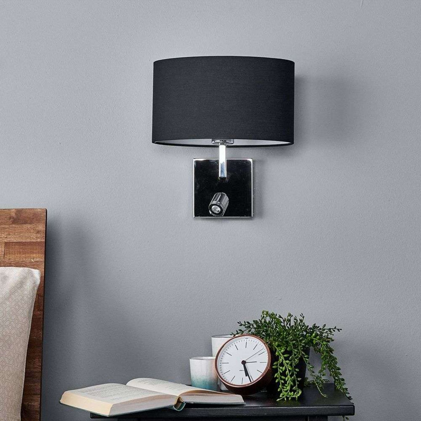 Karla Wall Lamp Black - Lucande