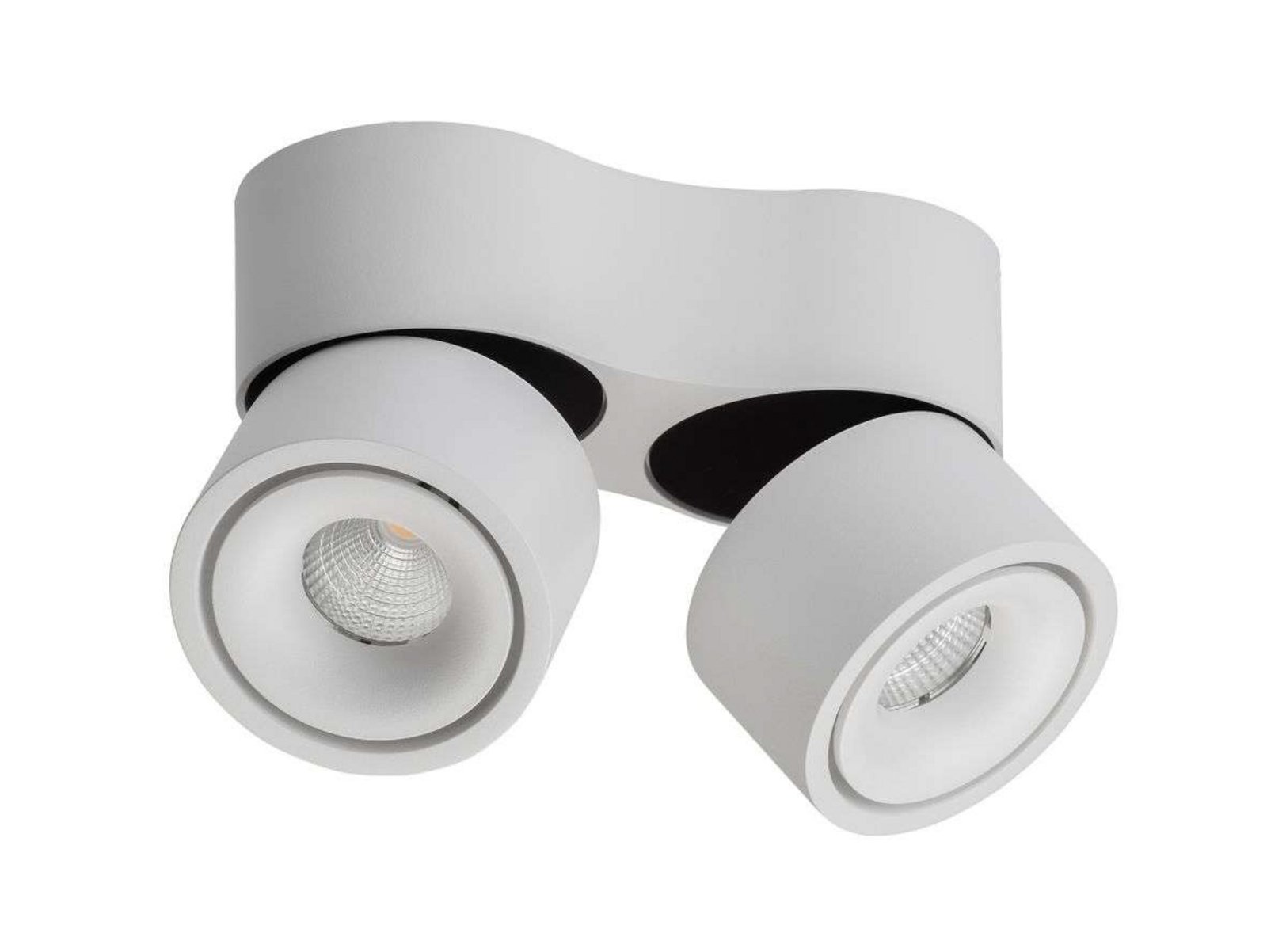 Easy Mini Double W275 LED Ceiling Lamp w/Hole 2700K White - Antidark