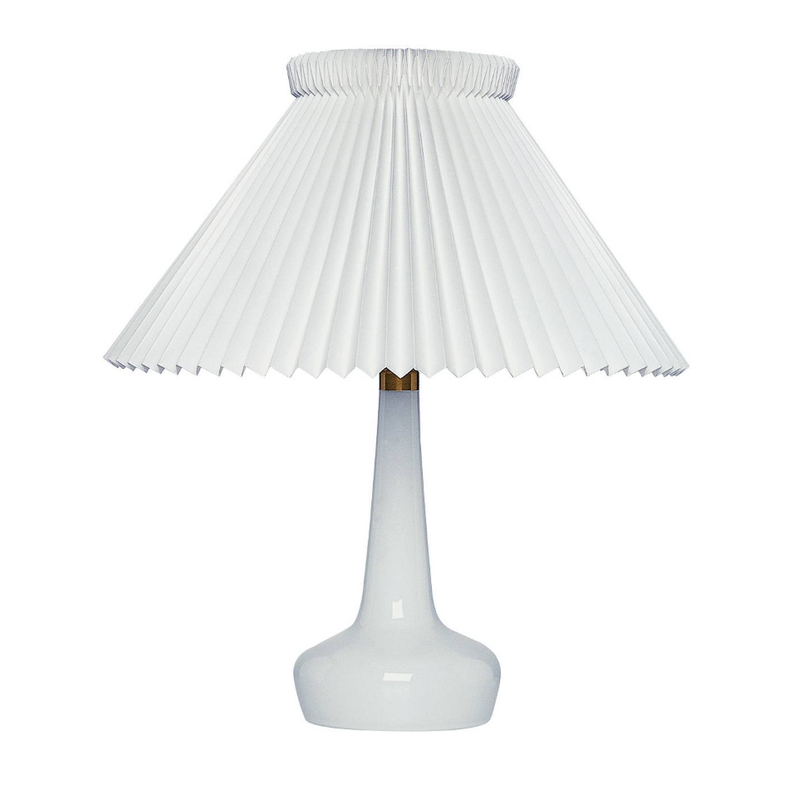 Le Klint LE KLINT 311 table lamp, white/brass, height 48cm, for Living / Dining Room, Handblown glass, plastic, brass, E27, 20 W, H: 48 cm
