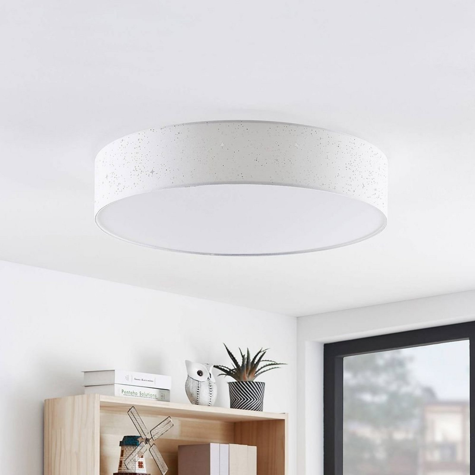 Ellamina LED Plafonieră Ø60 White - Lindby