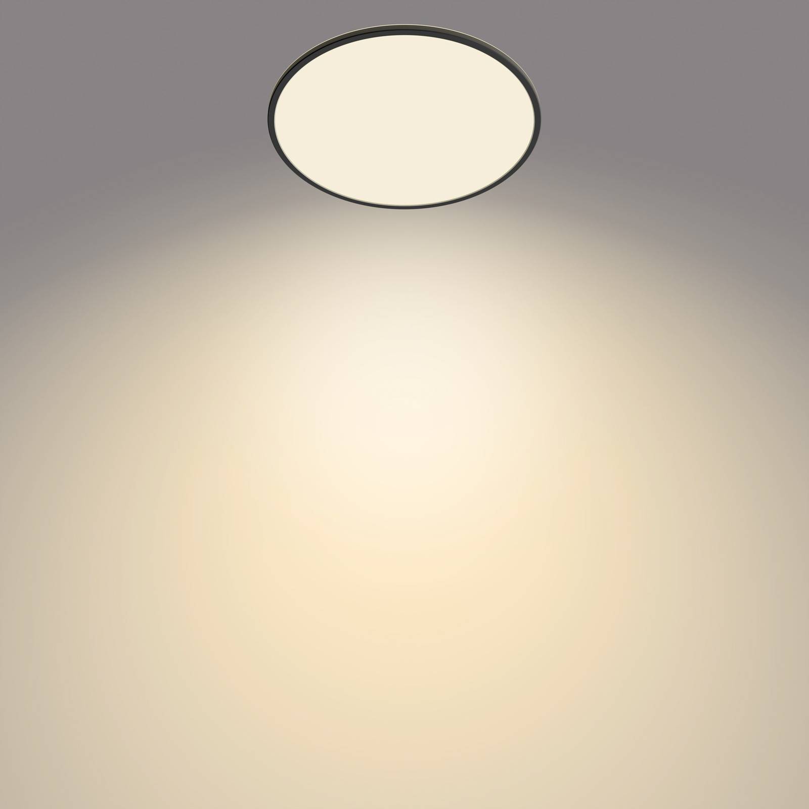 Zdjęcia - Żyrandol / lampa Philips Lampa sufitowa  SuperSlim 2 700K Ø54cm czarna 