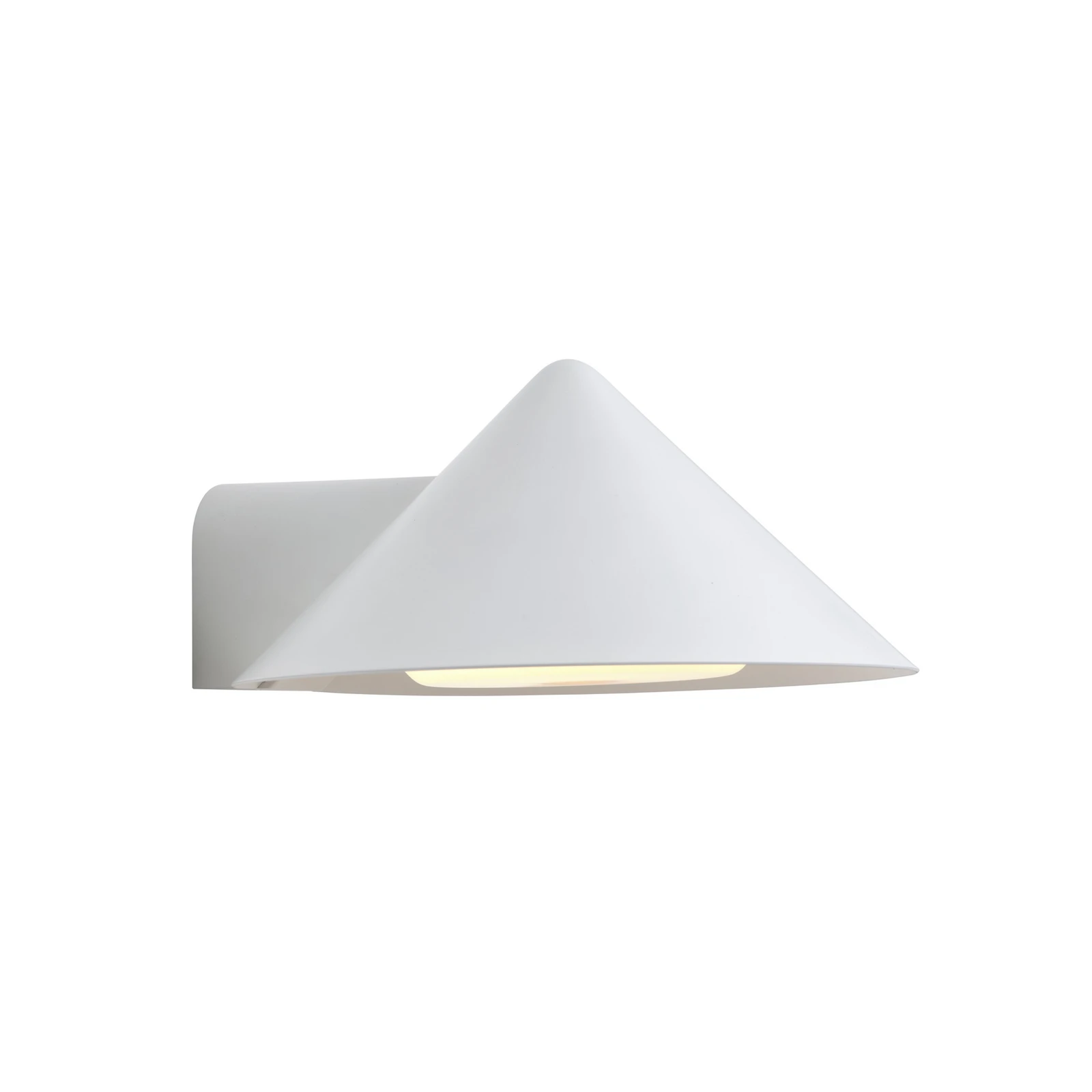 FRANDSEN LED акумулаторна стенна лампа Grasp, бяла, ширина 15 cm