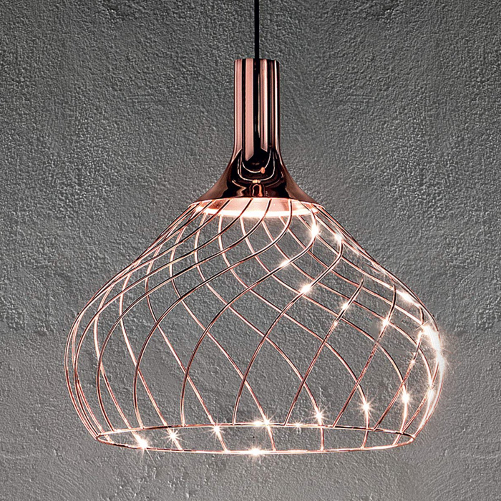 Aspect colivie - lampă suspend. LED Mongolfier_P2