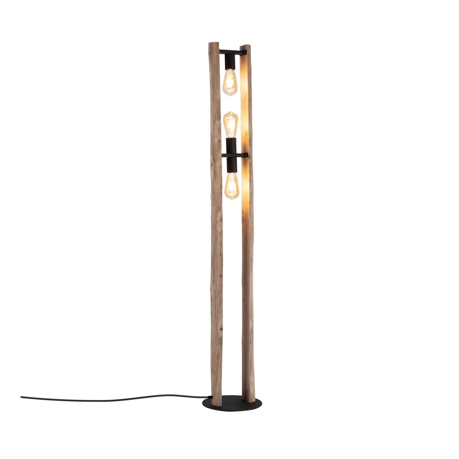 Lampa stojąca Log, 3-punktowa