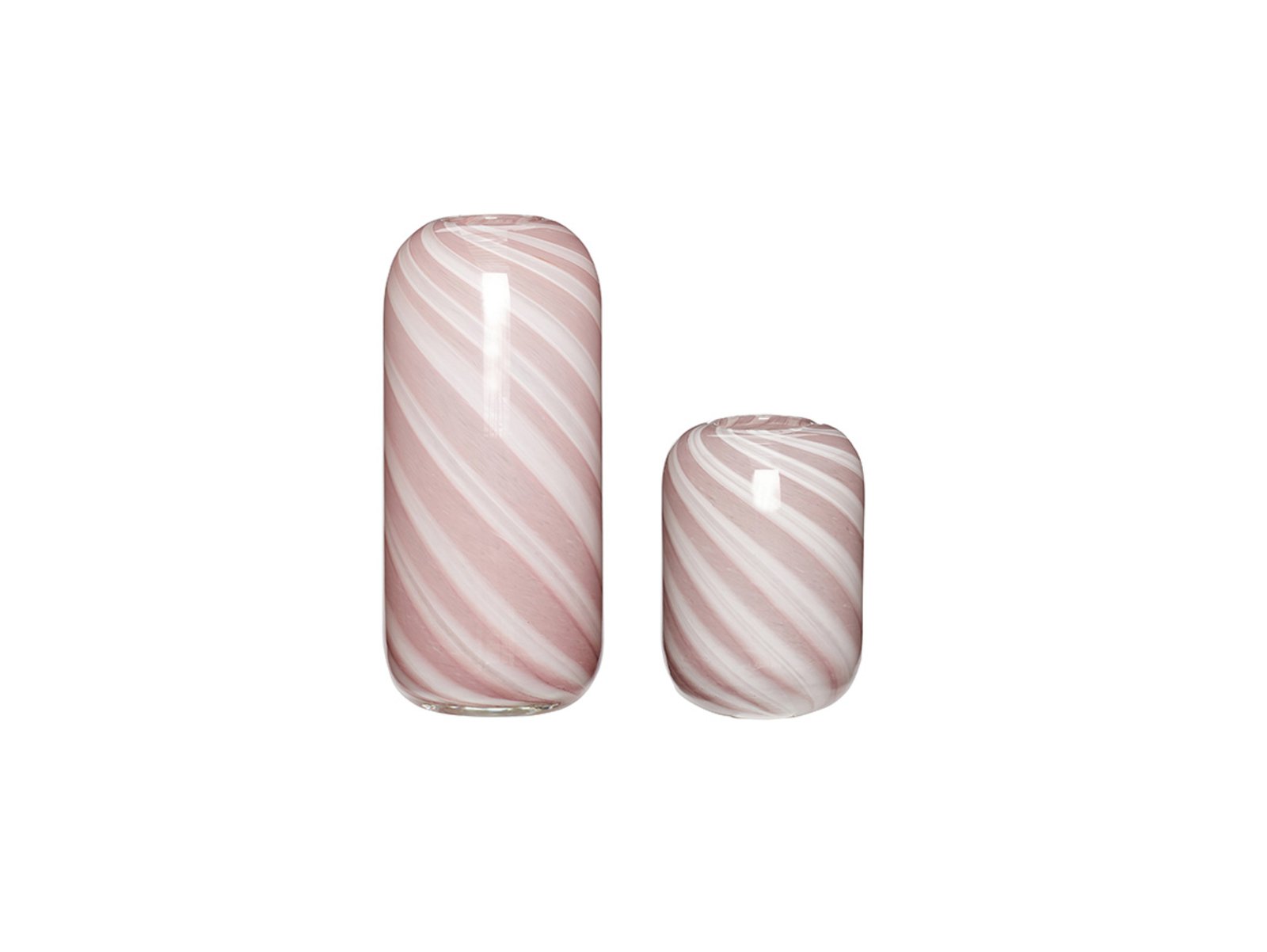 Candy Vases 2 pcs. Pink - Hübsch