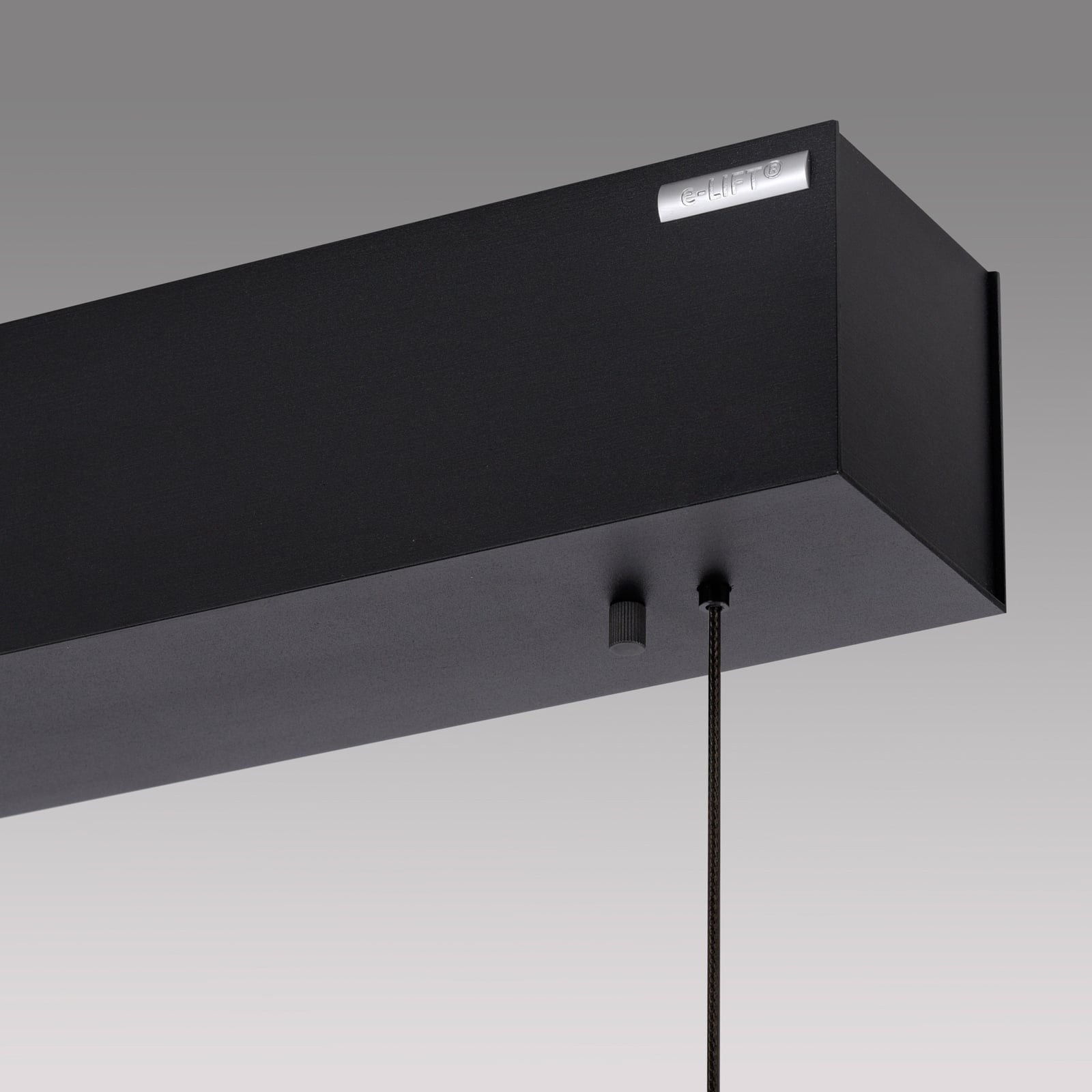 E-Motion LED-pendellampa, ek/svart pärlemor, CCT – PURE E-Motion LED-pendellampa, ek/svart pärlemor, CCT – PURE