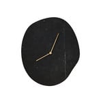 Melt Wanduhr, schwarz, Marmor, Höhe 33 cm - ferm LIVING