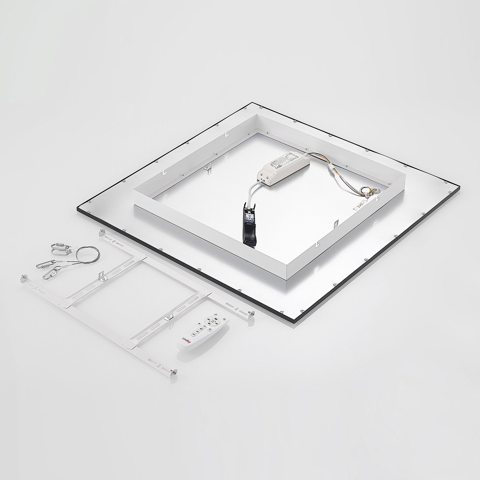 Nelios Ceiling Lamp LED 2700-6500k 62x62 Black - Lindby