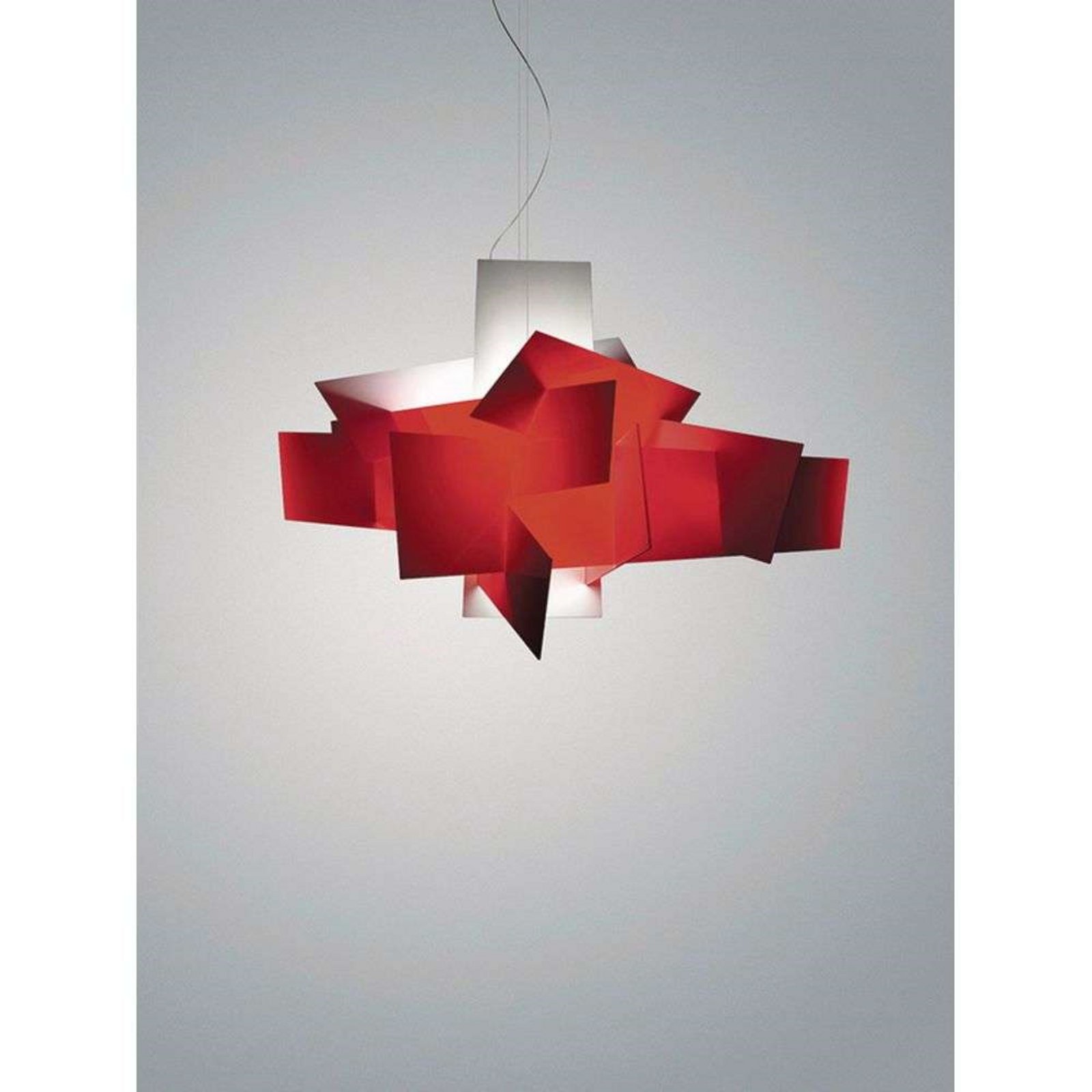 Big Bang LED Large Lustră Pendul Dimmable Red - Foscarini