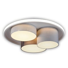 Stropní svítidlo LED Eppan, třížárovkové, stmívatelné