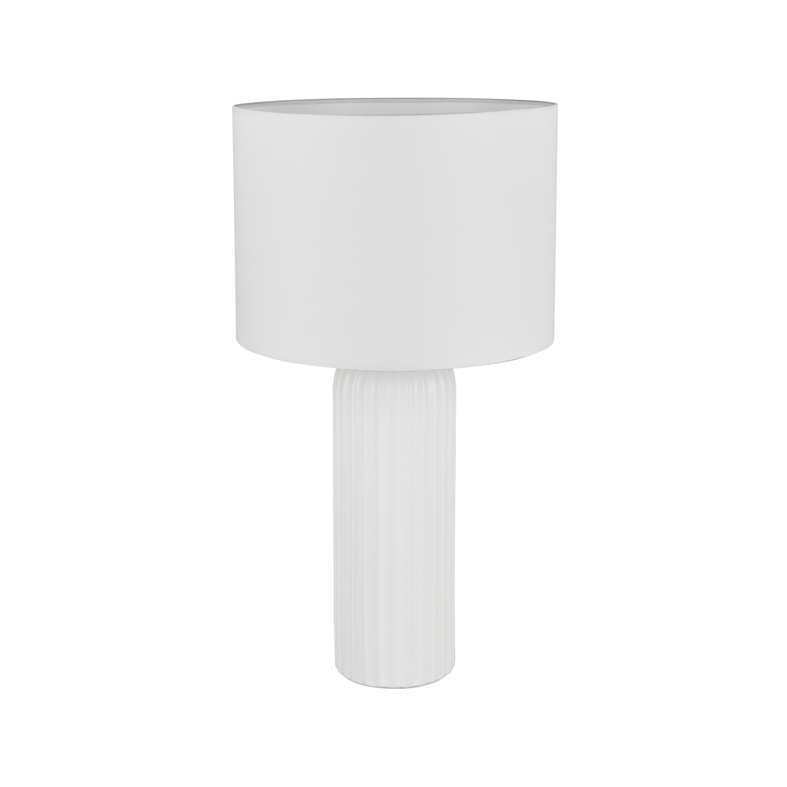 Laualamp Blair, kõrgus 51 cm, valge, E27, keraamika