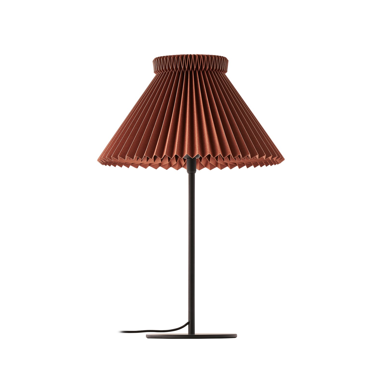 LE KLINT Tischleuchte LK 334, braun, Papier, Höhe 50 cm