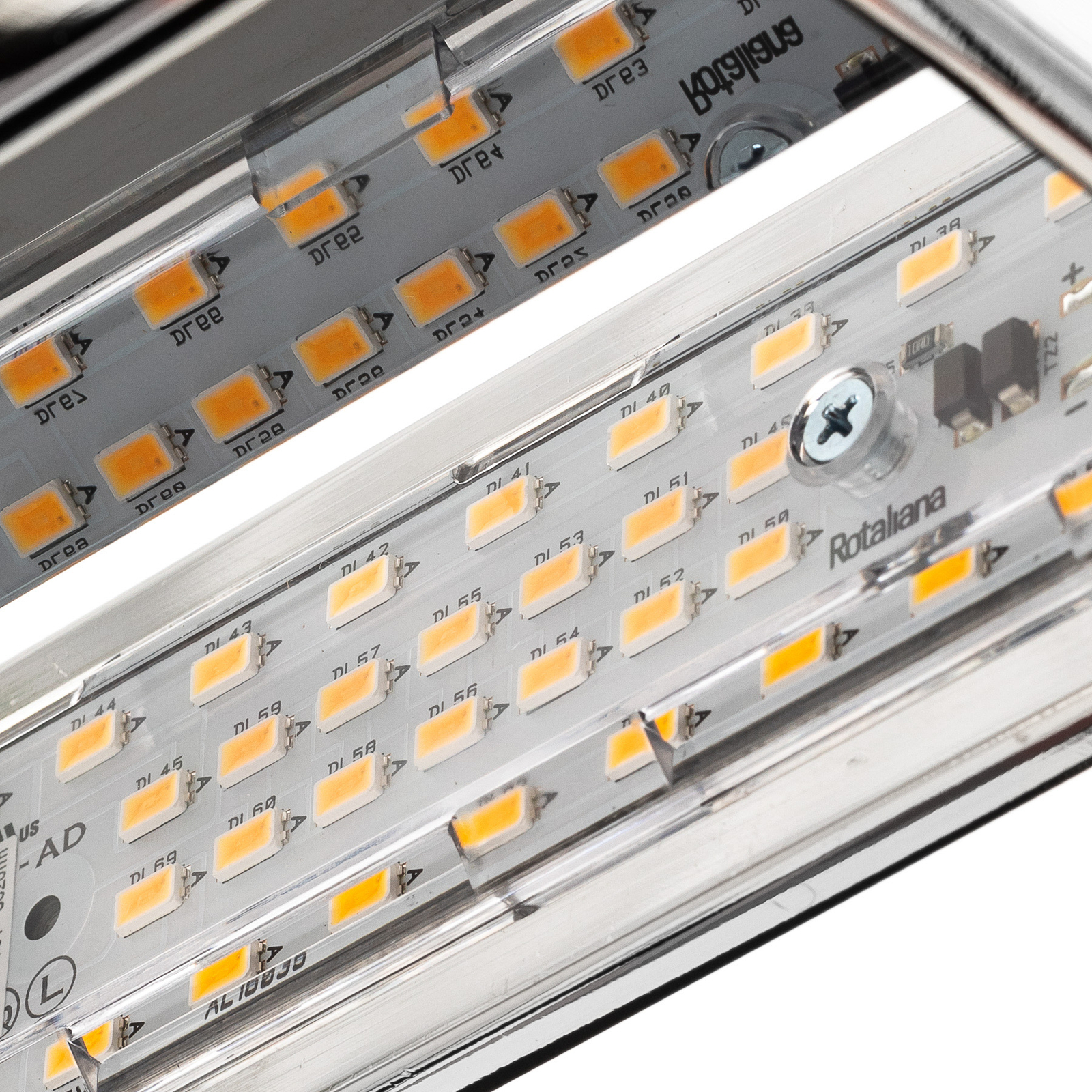 Rotaliana Frame W1 LED fali lámpa króm 3 000 K