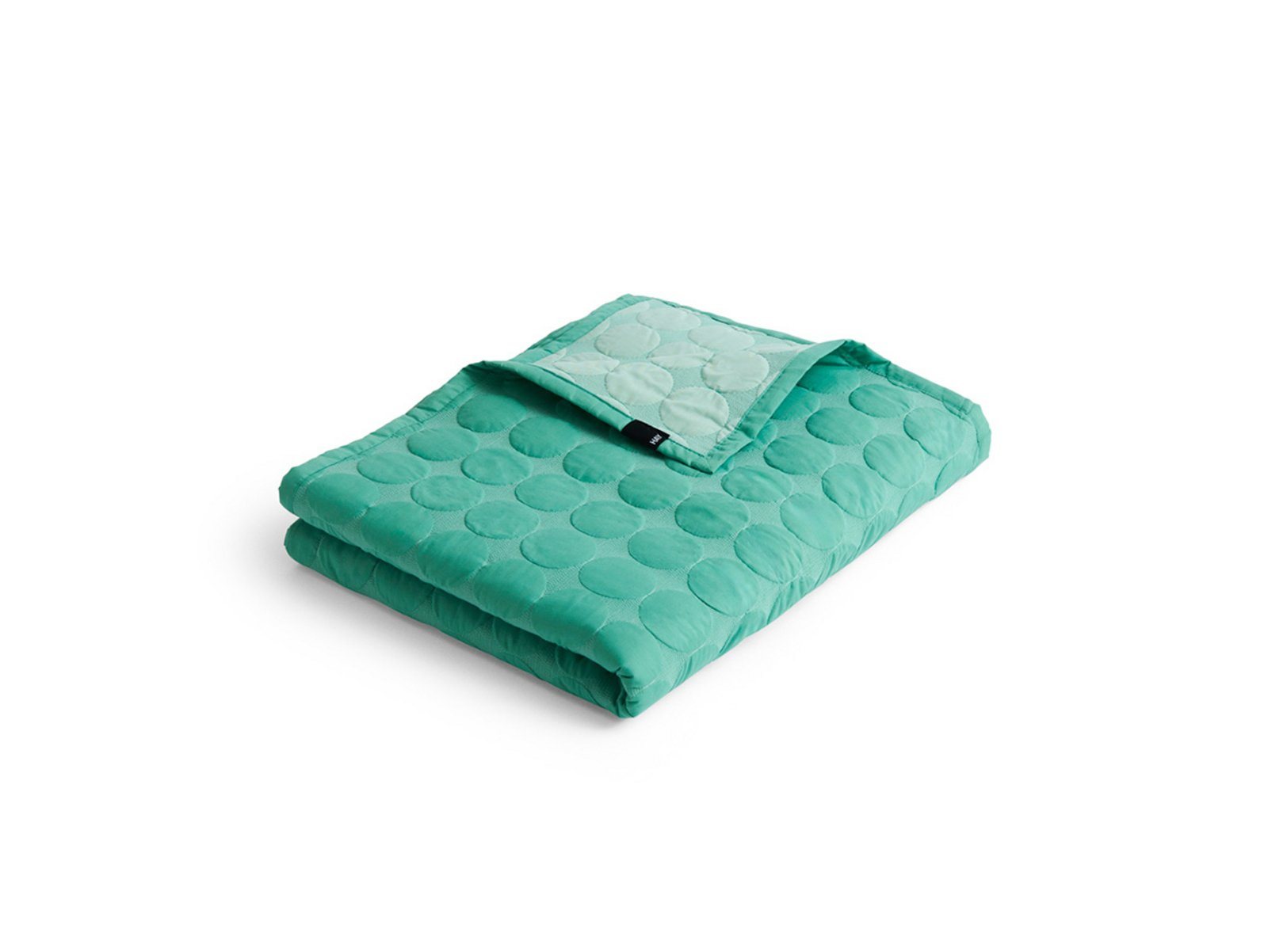 Mega Dot (Organic) Bedspread 235x245 Sea Green - Hay