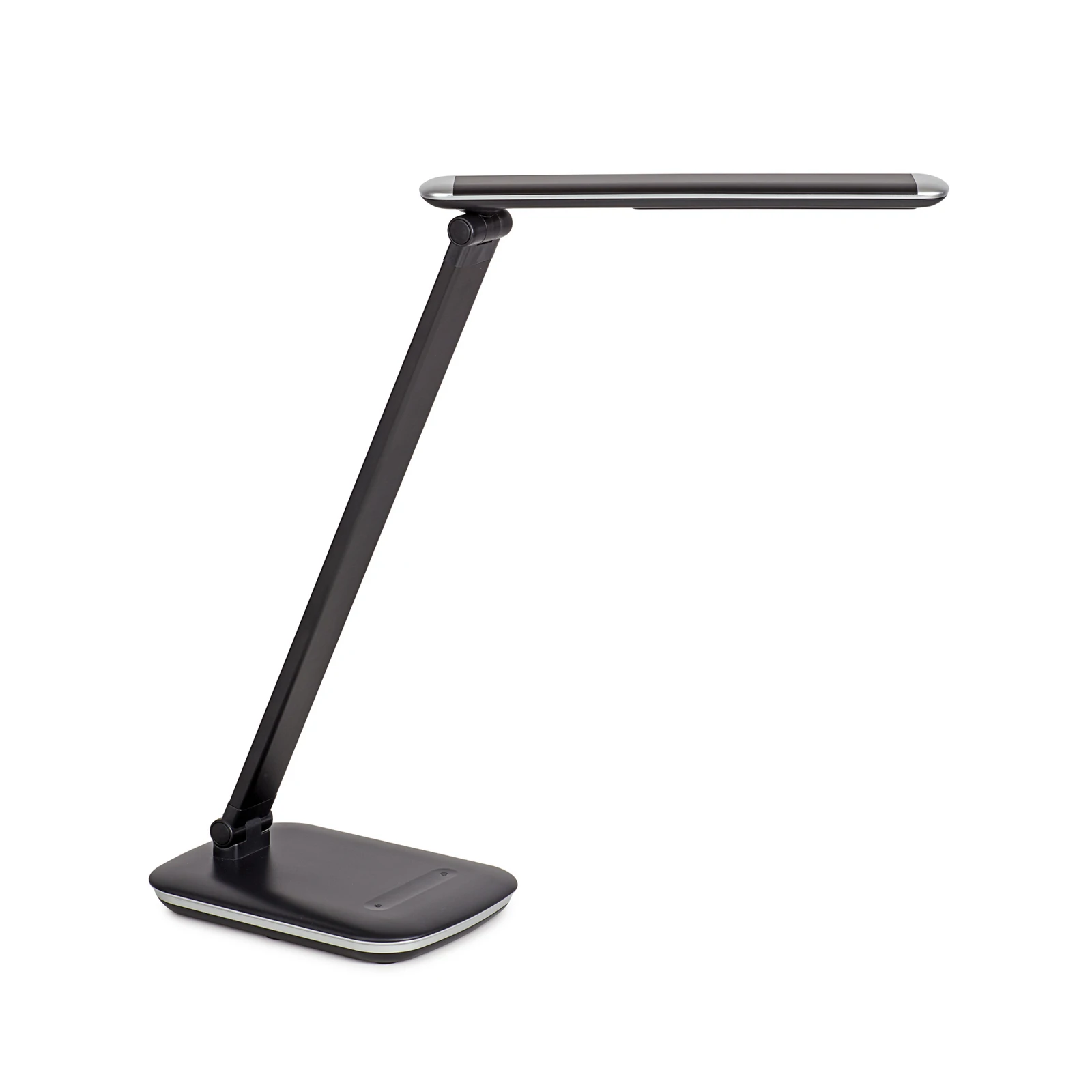 Stolová LED lampa MAULjazzy, čierna, výška 43 cm, stmievateľné USB port