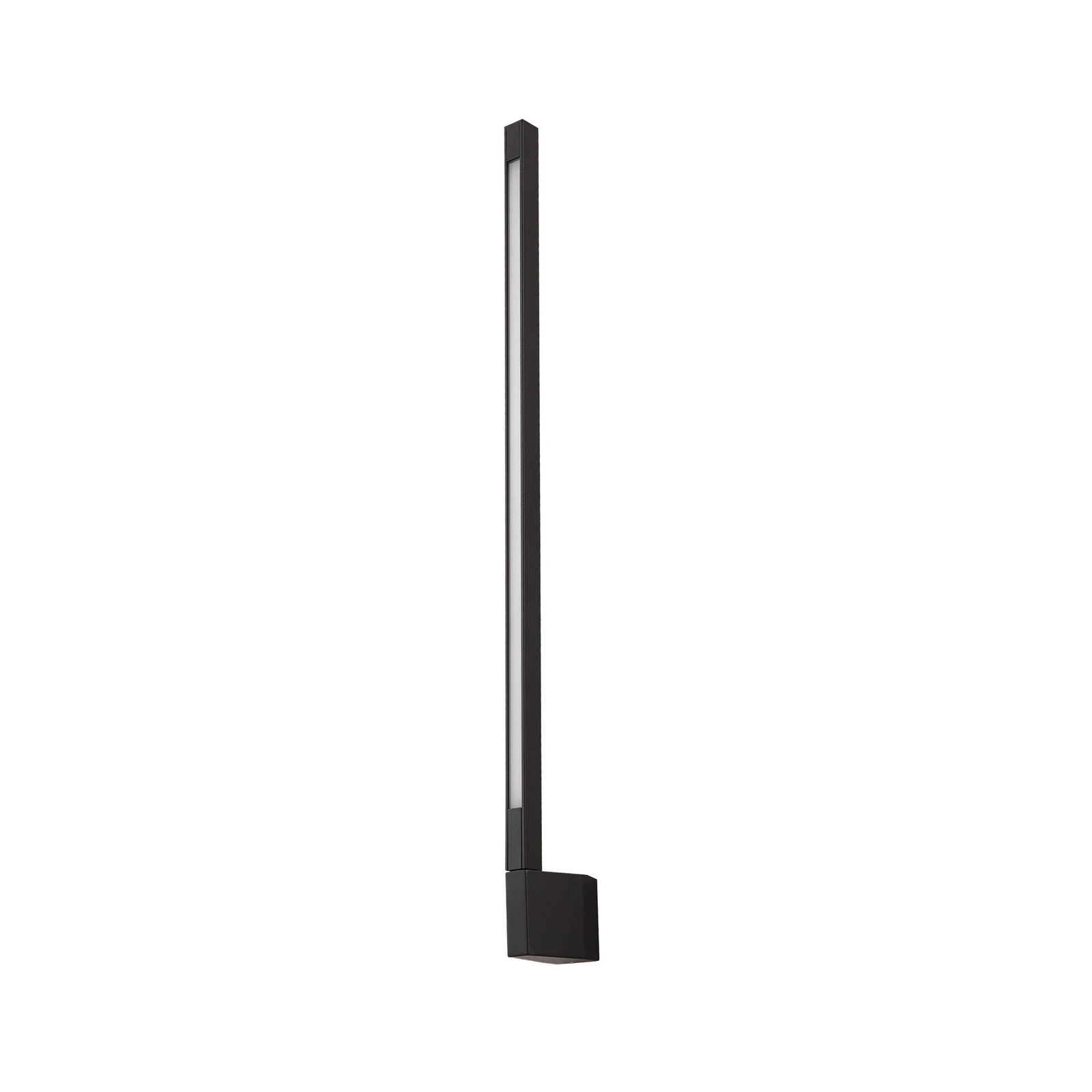 Applique murale LED Lindby Neano, 80 cm, noir, métal, IP54