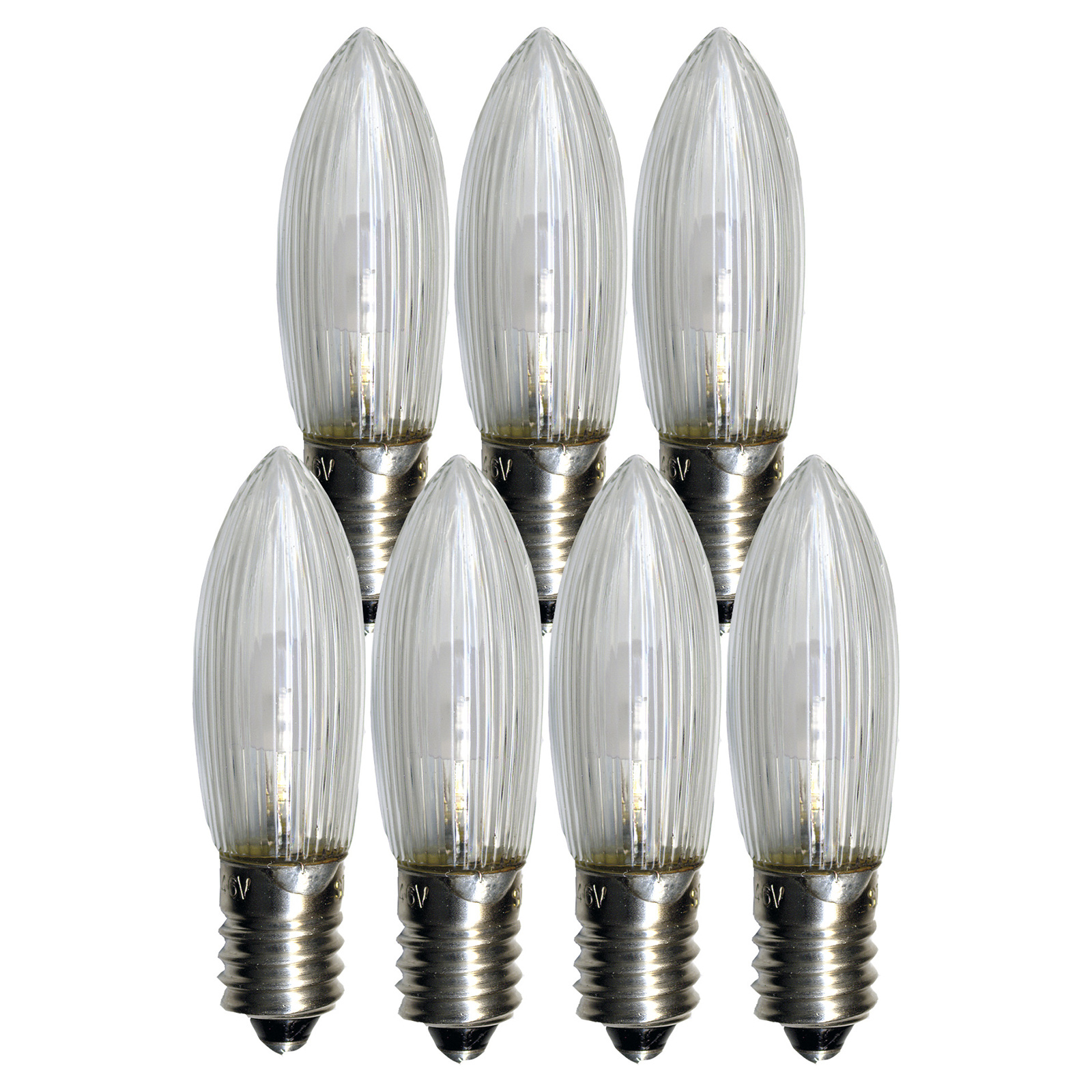 LED-Ersatzlampe E10 0,2W 2.100K 7er-Pack