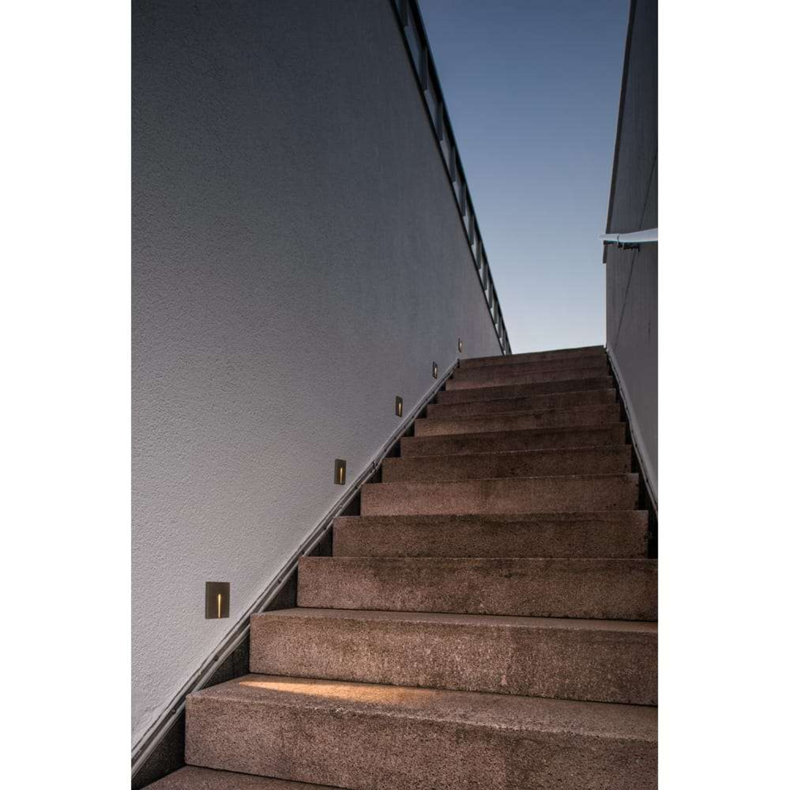 Concreto LED Aplice Perete Încastrată Exterior Vertical IP65 Light Grey - SLV