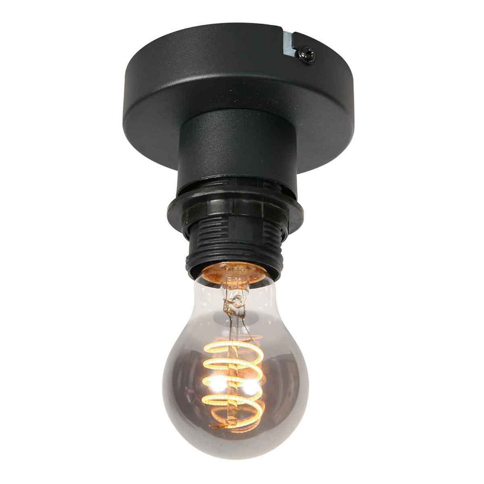 Bloeba ceiling light, Ø 40 cm, wood, natural, E27