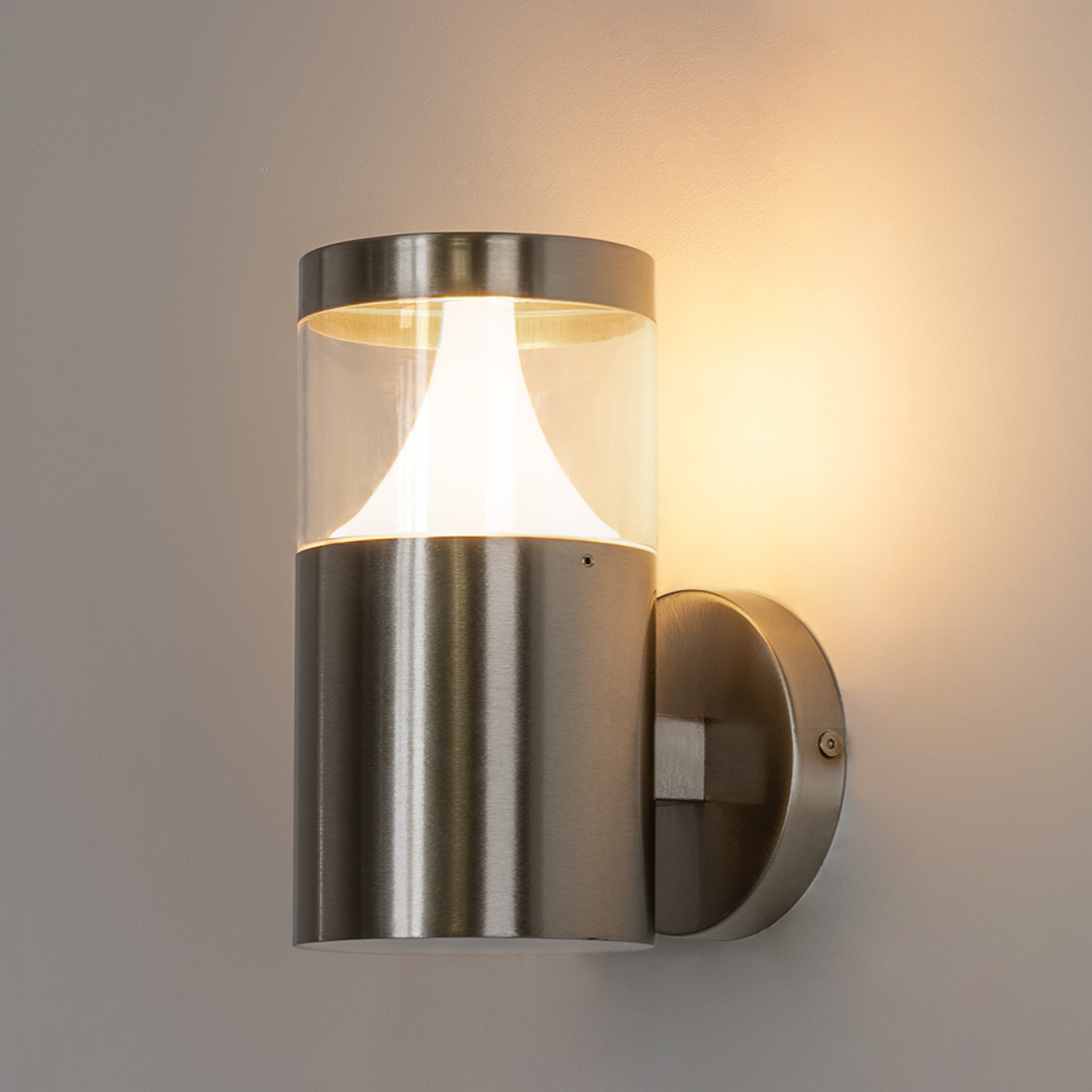 Arcchio Rudolfine kültéri fali lámpa, V4A rozsdamentes acélból