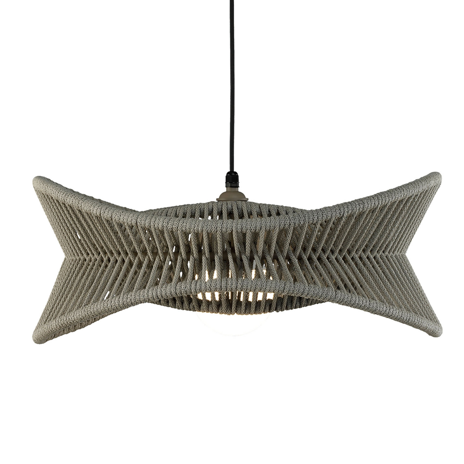 Lampa wisząca zewnętrzna Polinesia Ø 60 cm