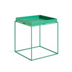 Tray sidobord, mintgrön, stål, 40 x 40 cm - HAY