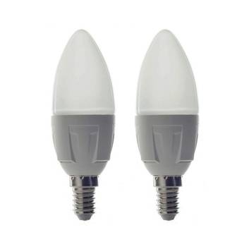 LED-kronljuslampa E14 4,9W 830 470 lumen, 2-pack