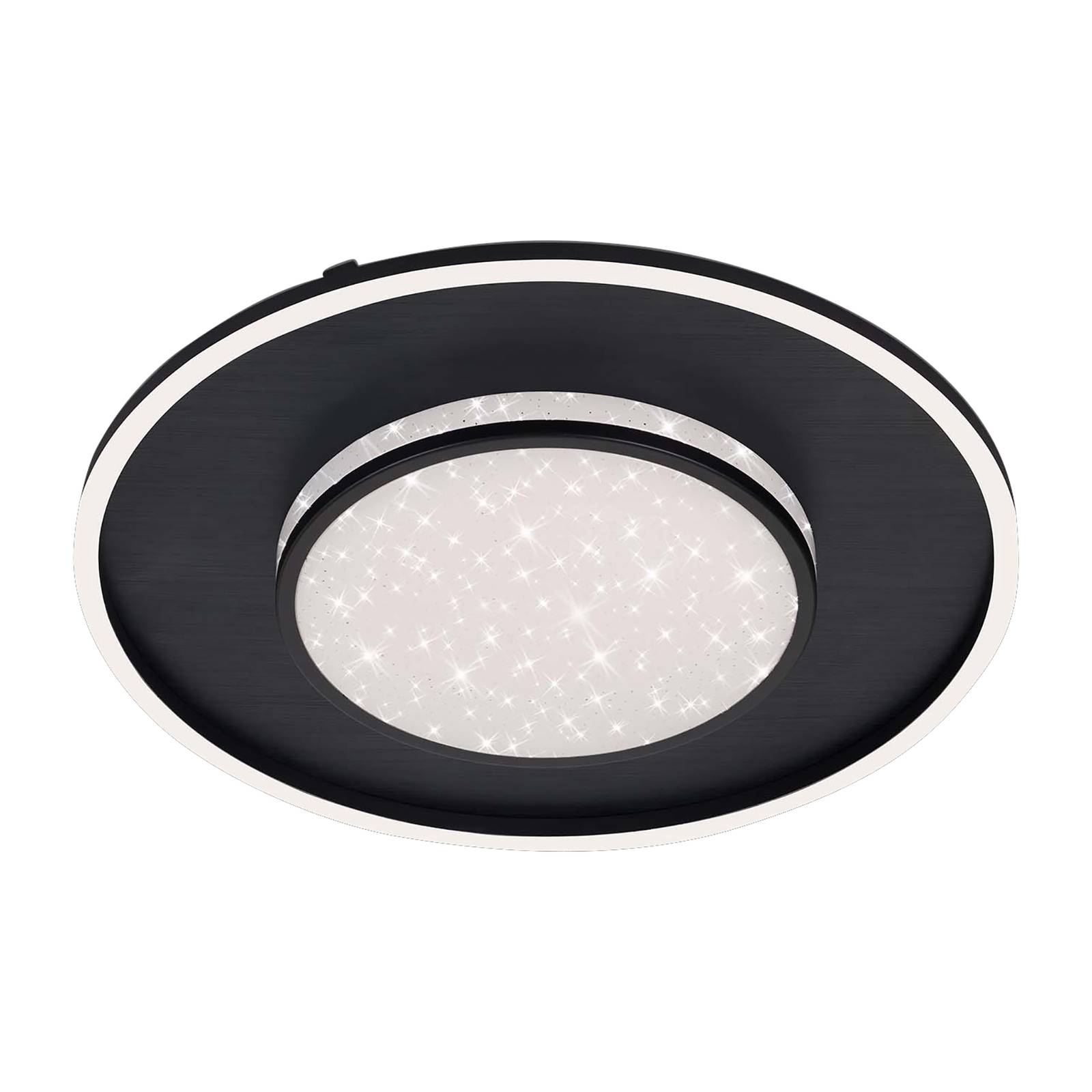 Plafonnier LED Turi CCT avec télécommande noire