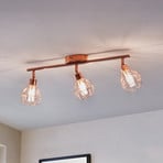 LED stropní světlo Zapata, tři lampy