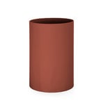 Wastepaper basket, dark red, height 38 cm, Ø 25 cm - Kartell