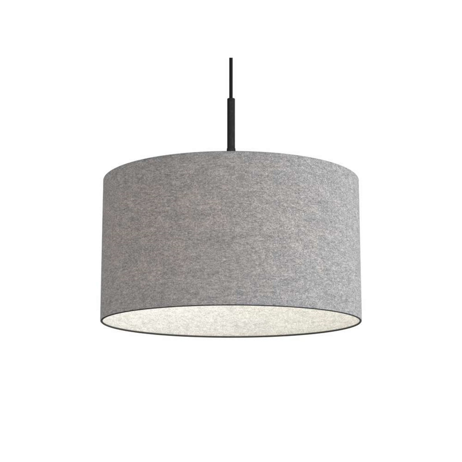 Soft Pendelleuchte Ø40 Grey Wool Belid - Esszimmer - Stoff / Textil