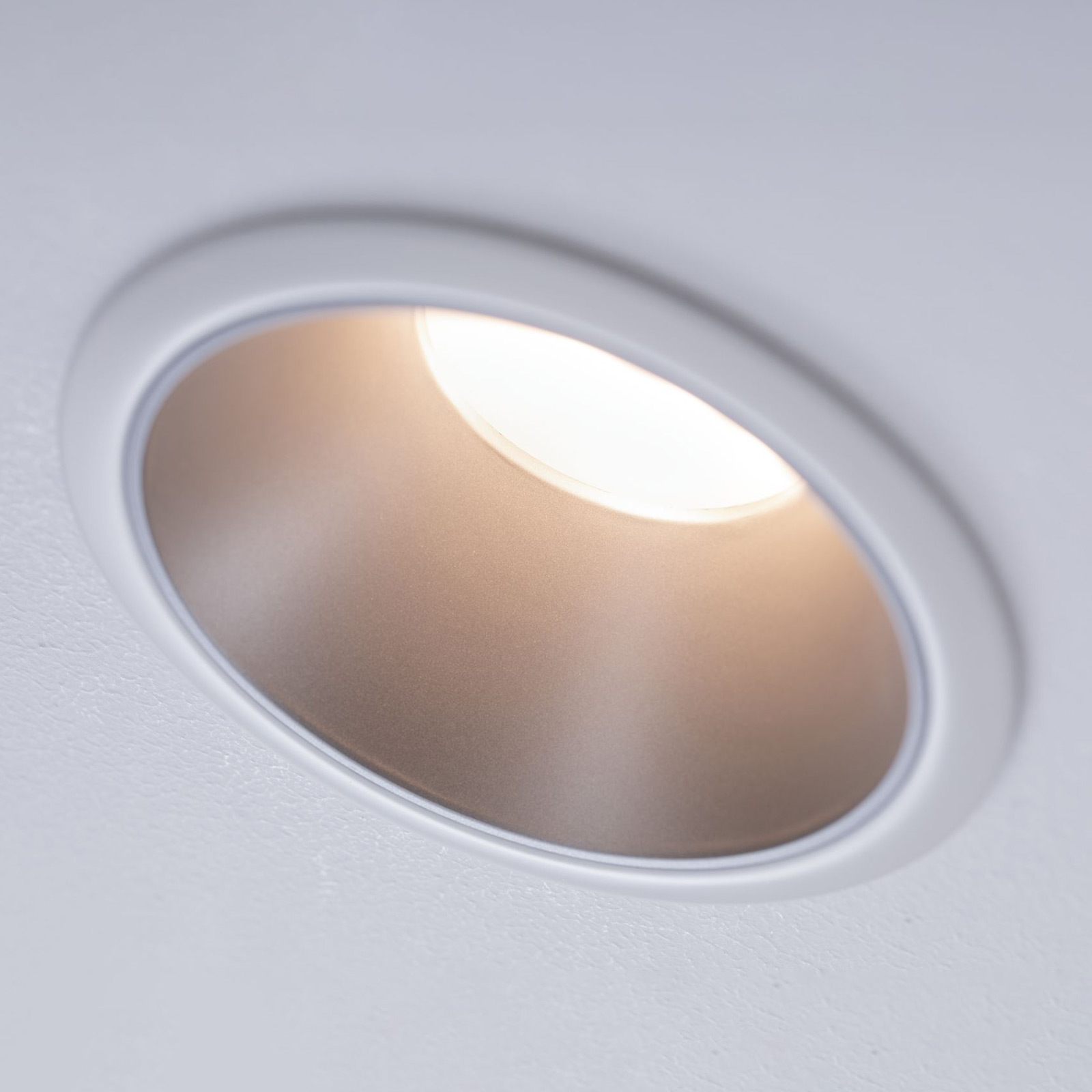 Paulmann Cole LED-spotlight, sølv-hvid