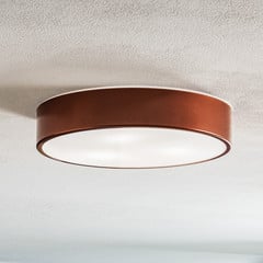 Plafón Cleo 400, IP54, Ø 40 cm cobre