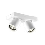 Focus 2 LED-Spot, weiß, 2-flg., CCT, drehbar - Light-Point