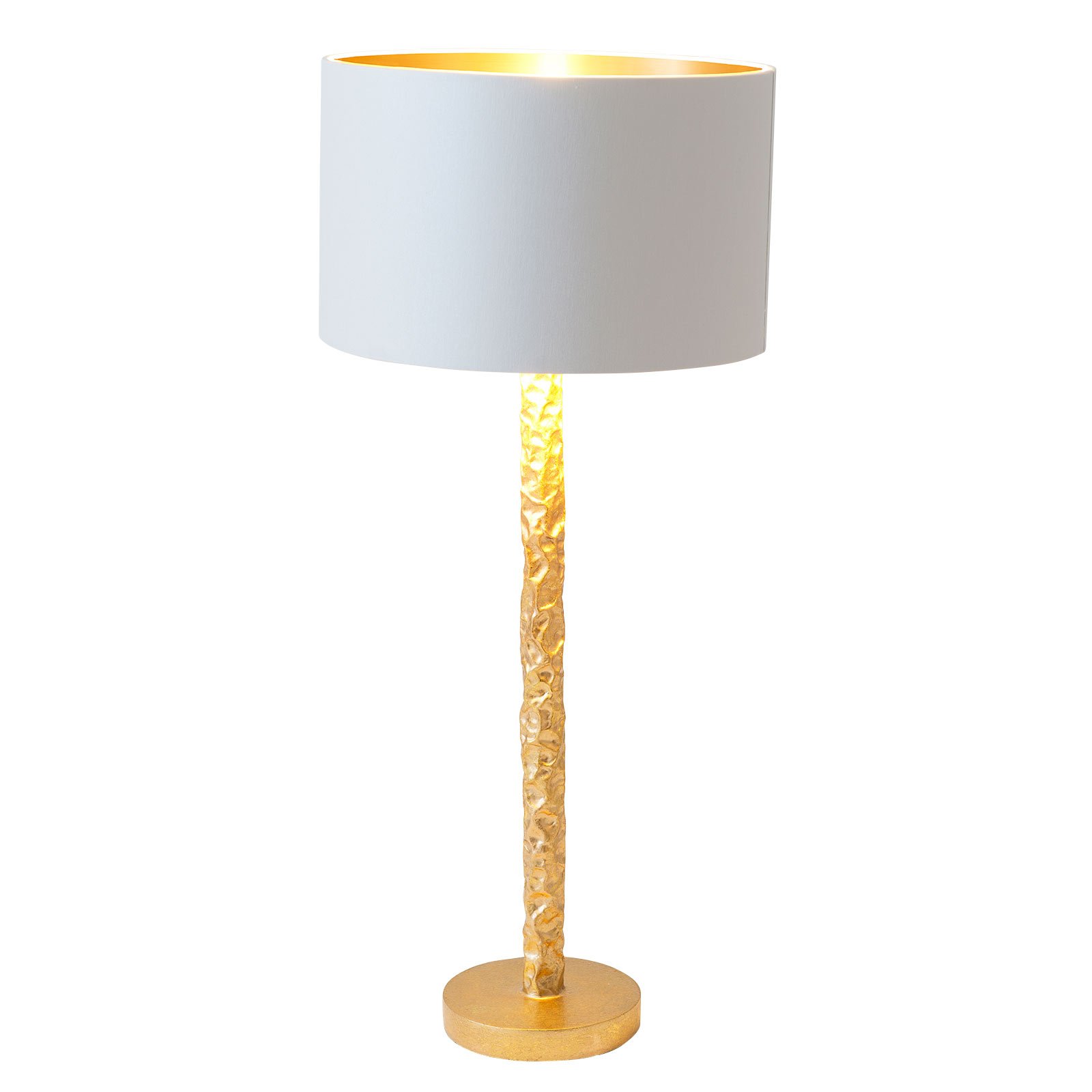 Stolní lampa Cancelliere Rotonda bílá/zlatá 57 cm
