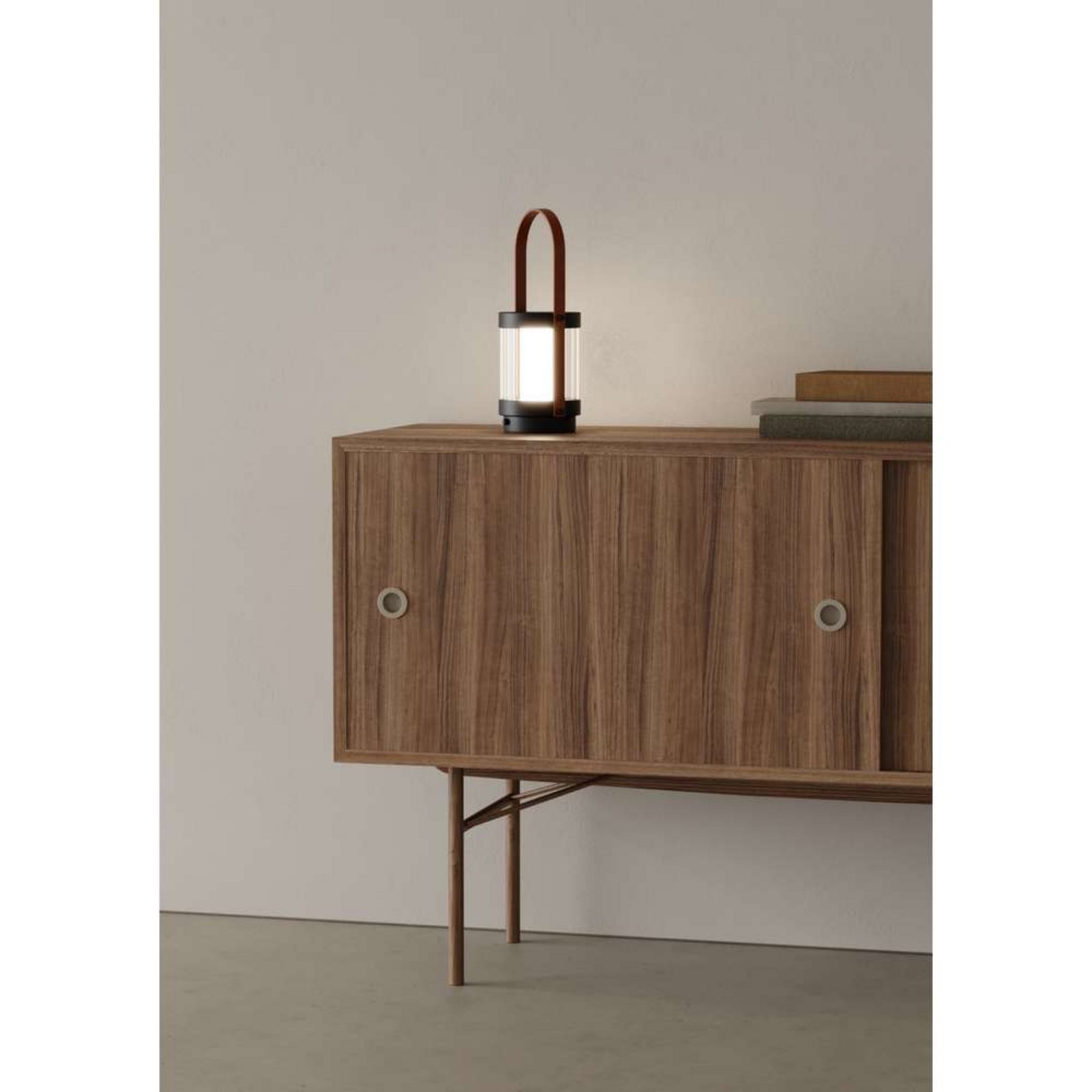 Bally Portable Table Lamp Black/Brown - Aromas del Campo