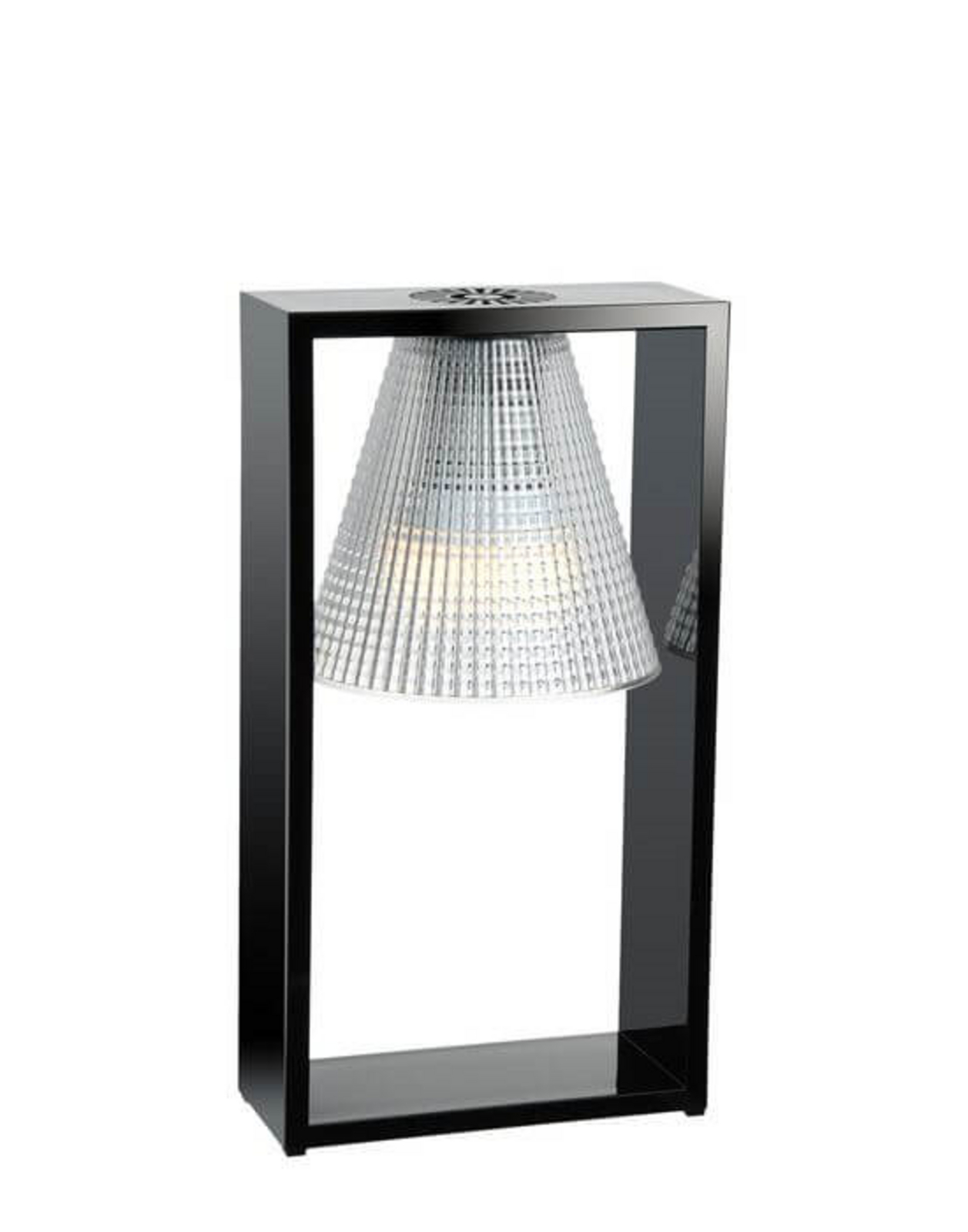 Light-Air Tischleuchte Kristall/Schwarz - Kartell