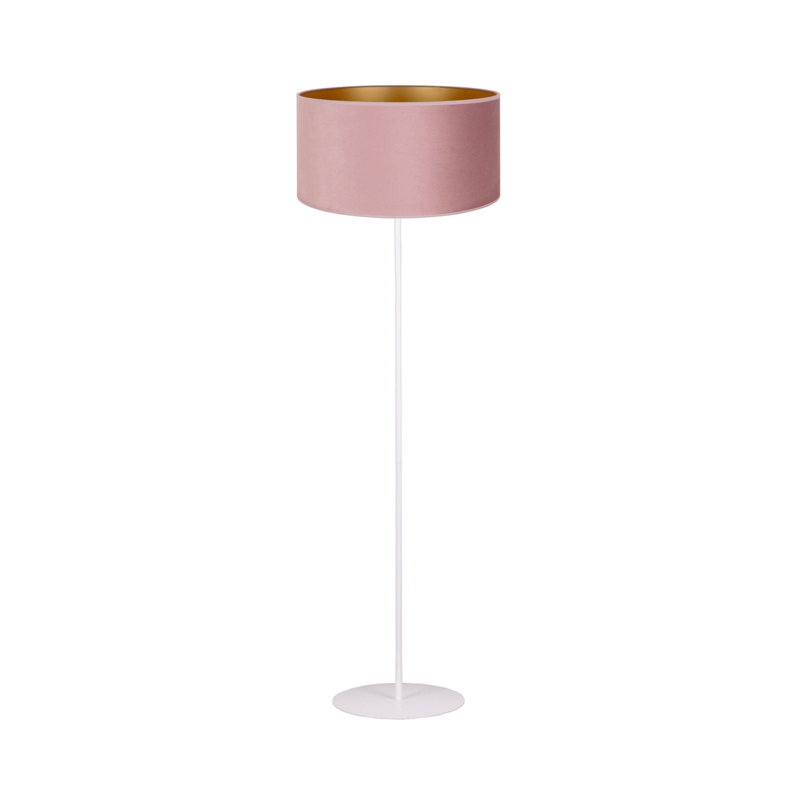 Lampadaire Golden Roller rose clair/doré